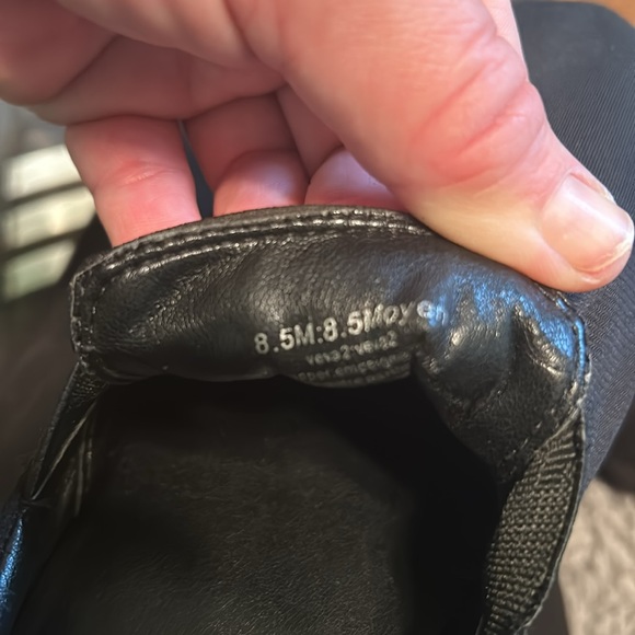 Great condition Karl Lagerfeld blank on black platform canvas slip ons - Picture 3 of 11